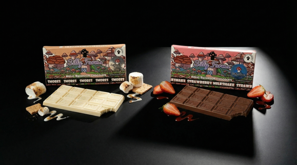 Silly Farms chocolate bar flavors