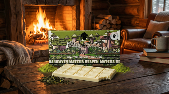 Matcha Heaven mushroom chocolate review