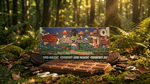 Cookies and Magic mushroom chocolate review