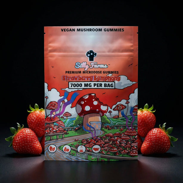 Silly Farms Strawberry Symphony gummy package