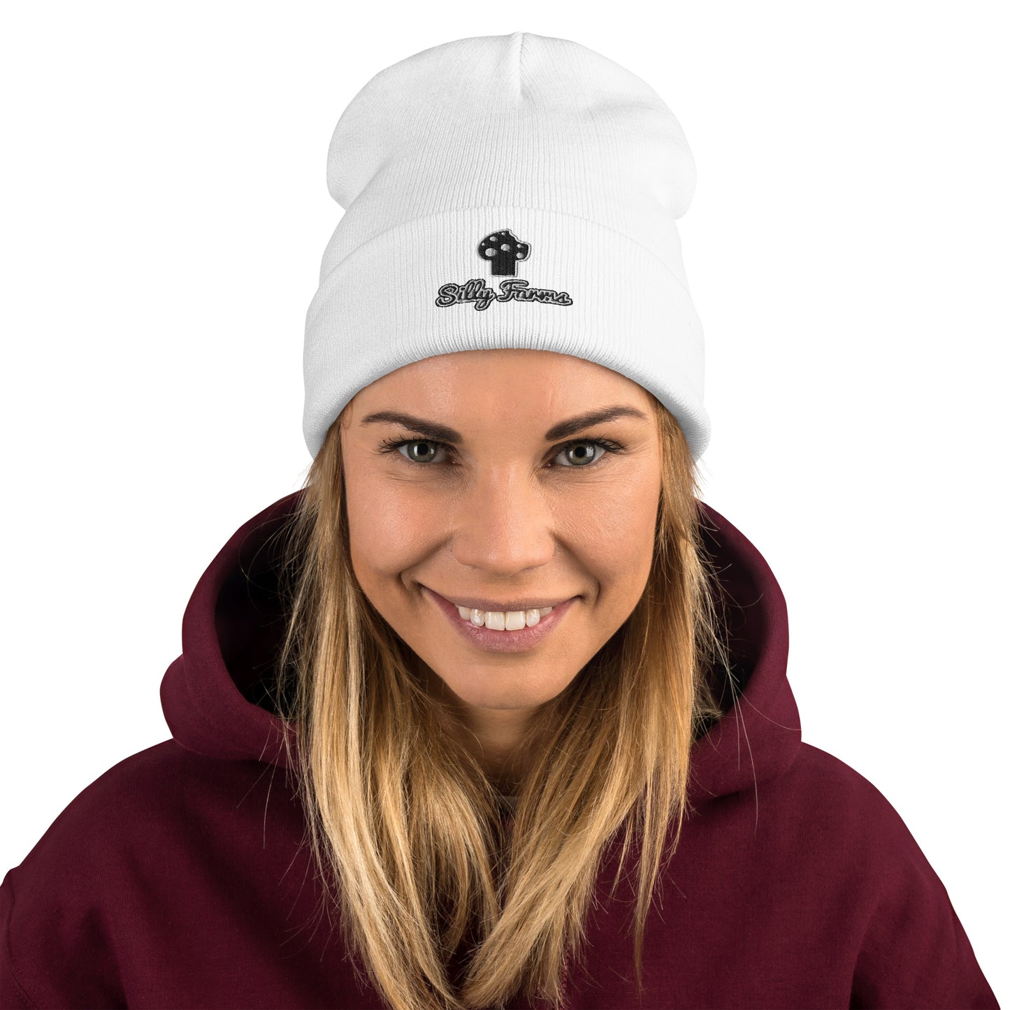 Silly Farms Embroidered Beanie